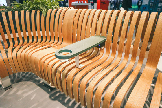 Nova C Back Omega configuration | Benches | Green Furniture Concept