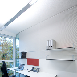 System 7000 Integrated partition wall absorber | Sound absorbing wall systems | Strähle