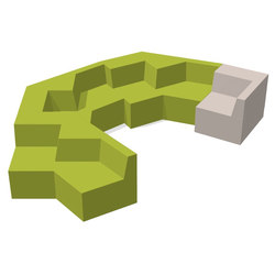 Skew | Modular seating elements | Quinze & Milan