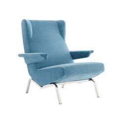 Archi | Armchair Brilliant Chromed Base | Armchairs | Ligne Roset