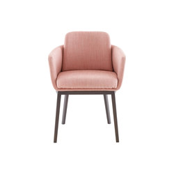 Tadao | Carver Chair Base Anthracite-Stained Beech | Chairs | Ligne Roset