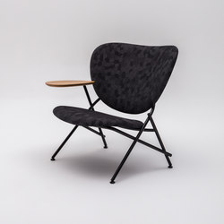 Calder Armchair with wooden side table | Armchairs | Comforty