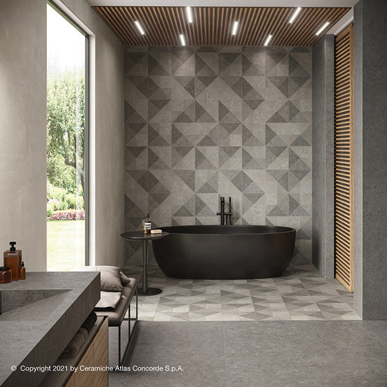 Boost Stone Smoke 30x60 Grip | Ceramic tiles | Atlas Concorde