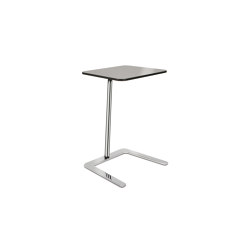 Flamingo Static table, Chrome frame with rectangular top | Side tables | Boss Design