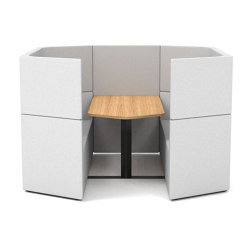 Prisma, 6 Person high-back workbooth | Work booth | Derlot