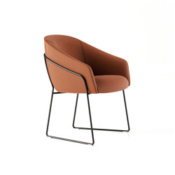 Paloma Meeting Chair - Sled Base | Chairs | Boss Design