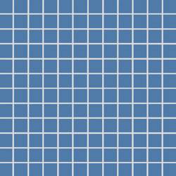 Plural | Medium Azure | Ceramic mosaics | AGROB BUCHTAL
