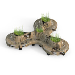 Nova C Fidget configuration | Benches | Green Furniture Concept