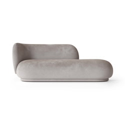 Rico Divan Faded V. L - Concrete | Recamieres | ferm LIVING