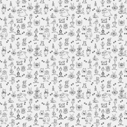 Mckenzie Pattern Black And White | Wall art / Murals | TECNOGRAFICA