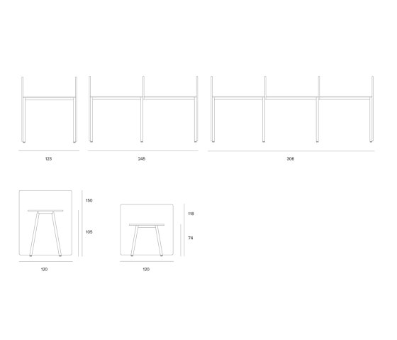 Modular Table | Trestles | UnternehmenForm